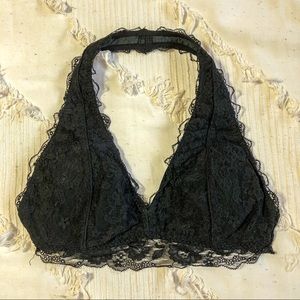 lace halter bralette